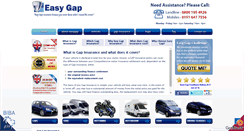Desktop Screenshot of easygap.co.uk